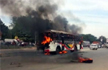 Bus Catches Fire in Bangalore, At Least 3 Injured